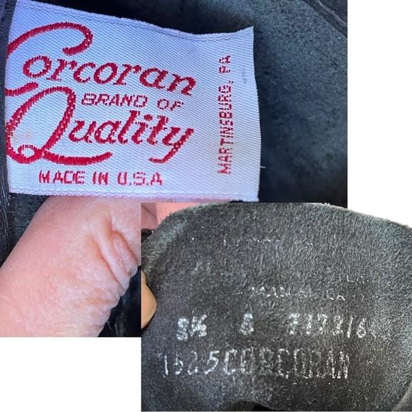 Corcoran Men’s 1525 Black Leather Cap Toe Field Boots In Sz 8.5 - Picture 3 of 15